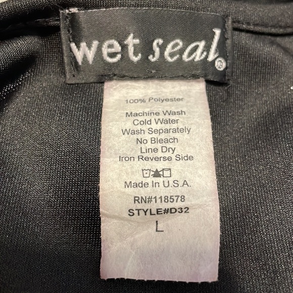 Black and silver sequence large dress - Picture 3 of 3